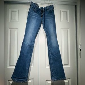 Pacsun Tie up black pants Size:27